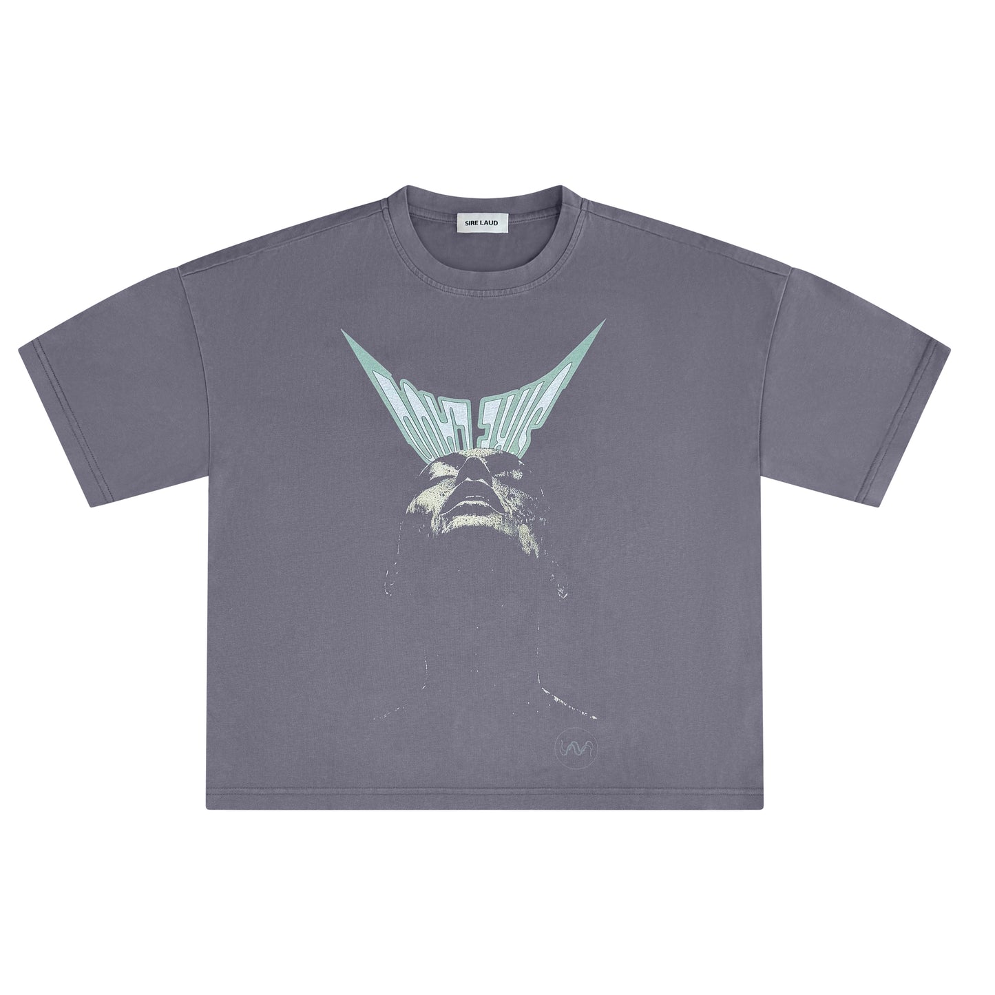 Grey “Ascend” slash logo Tee