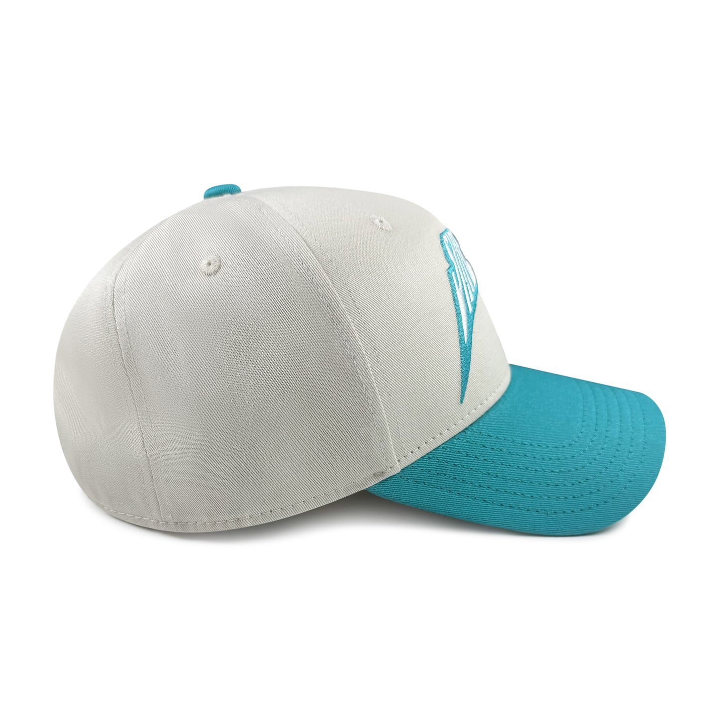 Teal “slash logo” Snapback