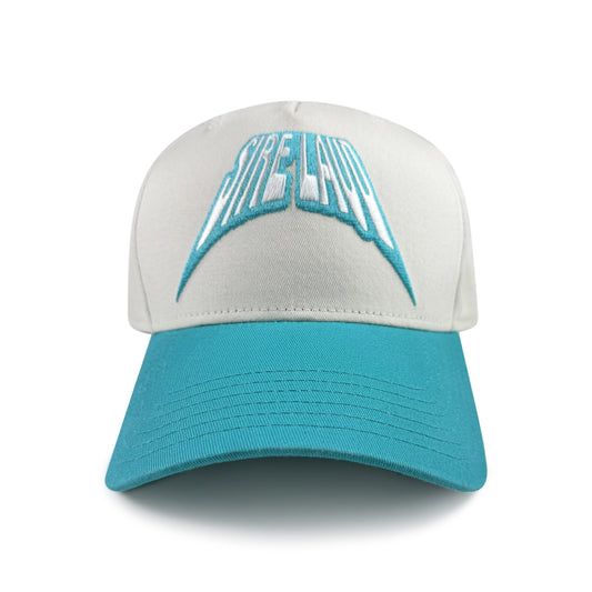 Teal “slash logo” Snapback