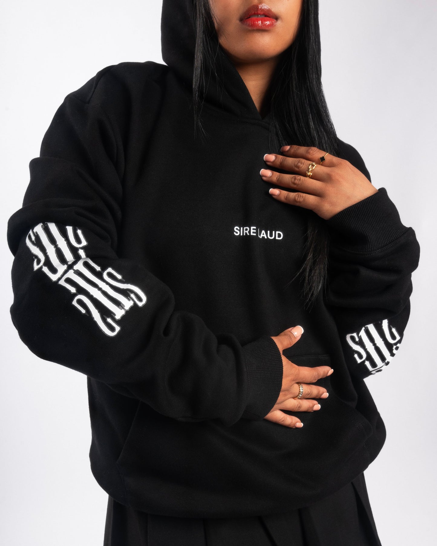 “Saved” Black Hooded Sweatshirt (Adults)