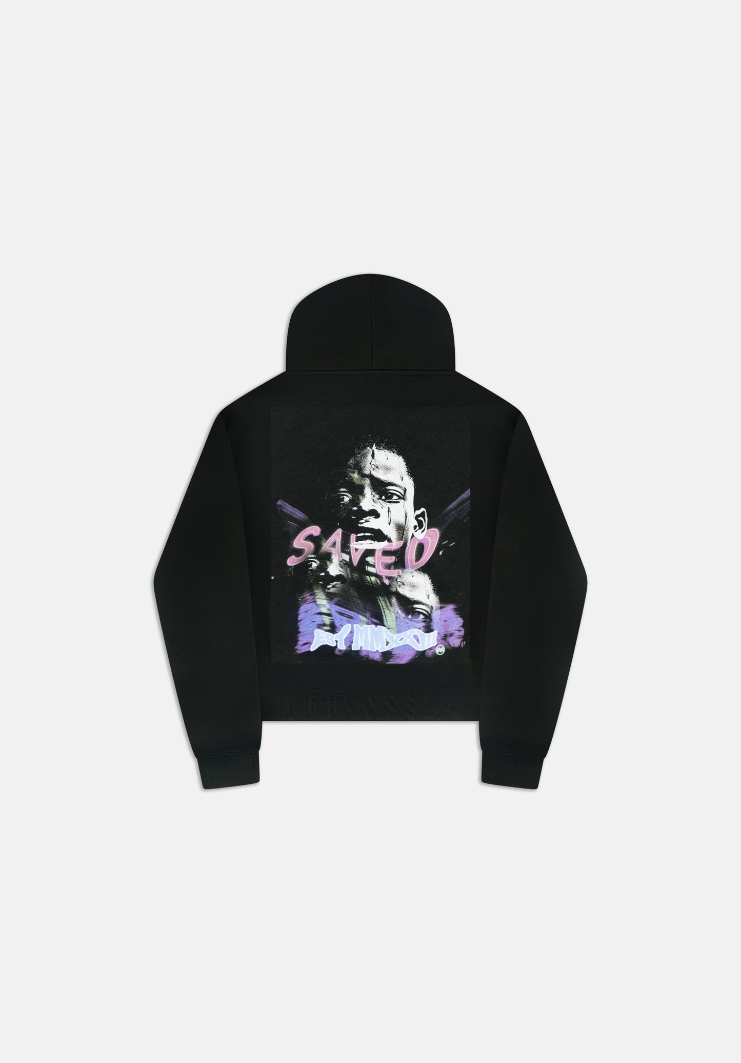 “Saved” Black Hooded Sweatshirt (Adults)